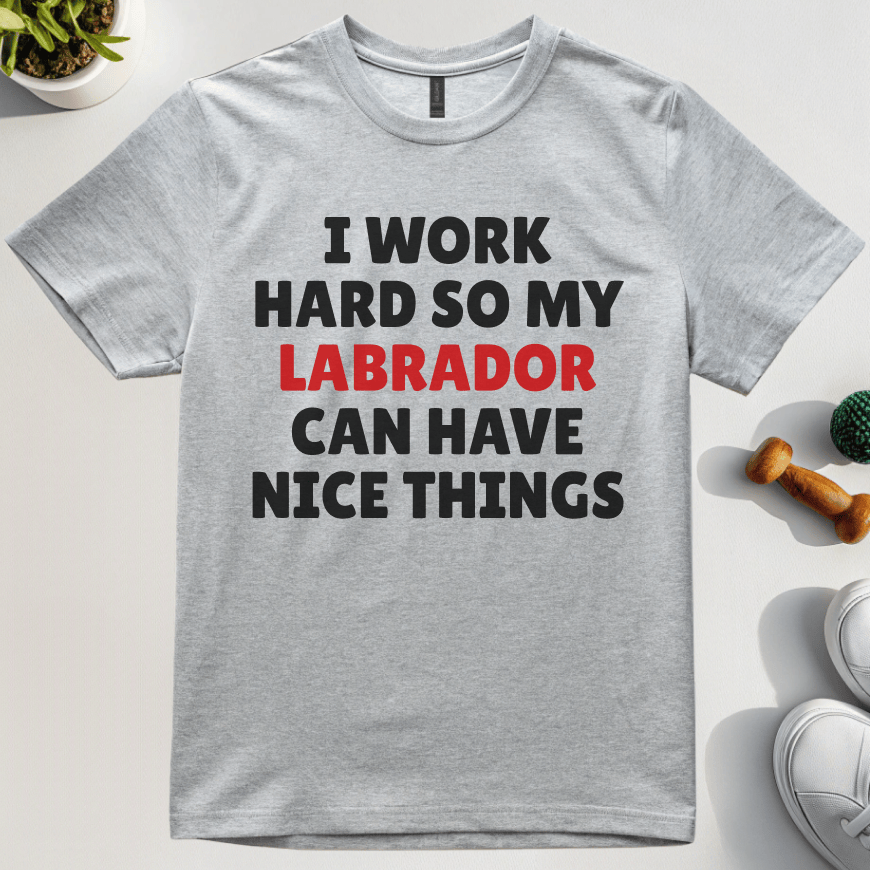 I Work Hard So My Labrador Can Have Nice Things T-Shirt