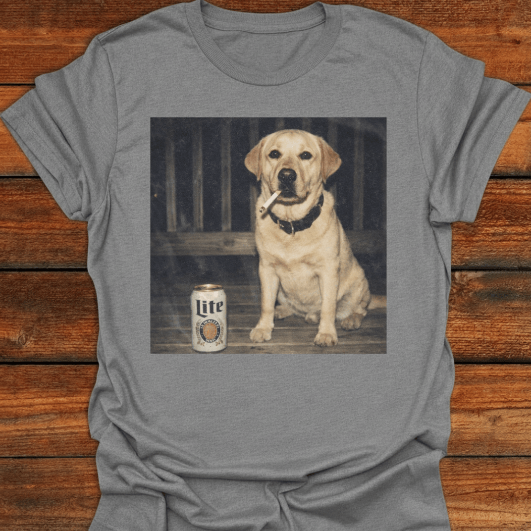 Beer, Smokes and The Lab T-Shirt