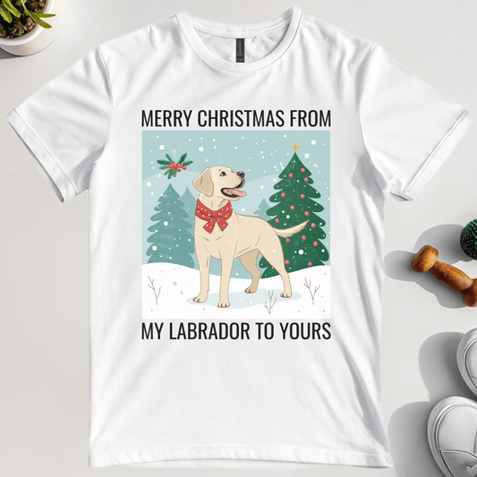 Merry Christmas From My Labrador To Yours T-Shirt