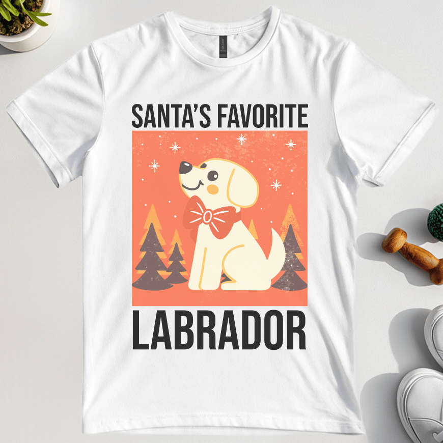 Santas Favorite Labrador T-Shirt