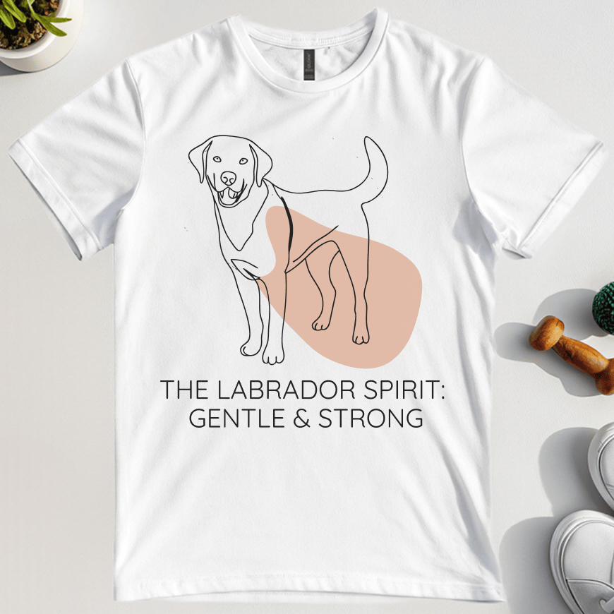 The Labrador Spirit Gentle And Strong T-Shirt