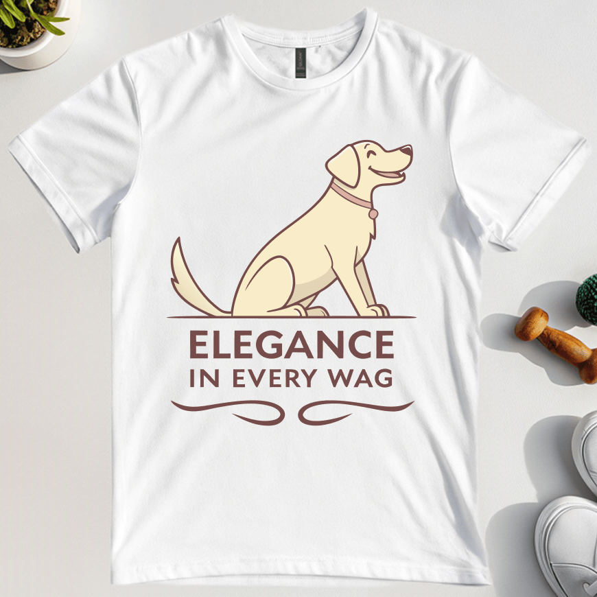 Elegance In Every Wag T-Shirt