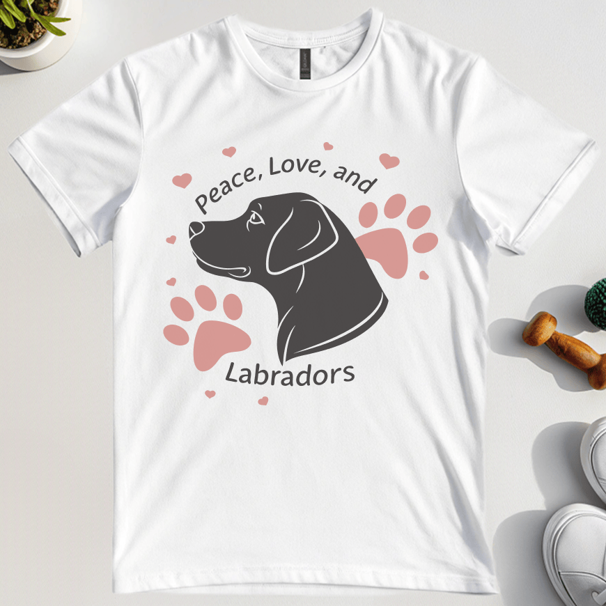 Peace Love And Labradors T-Shirt
