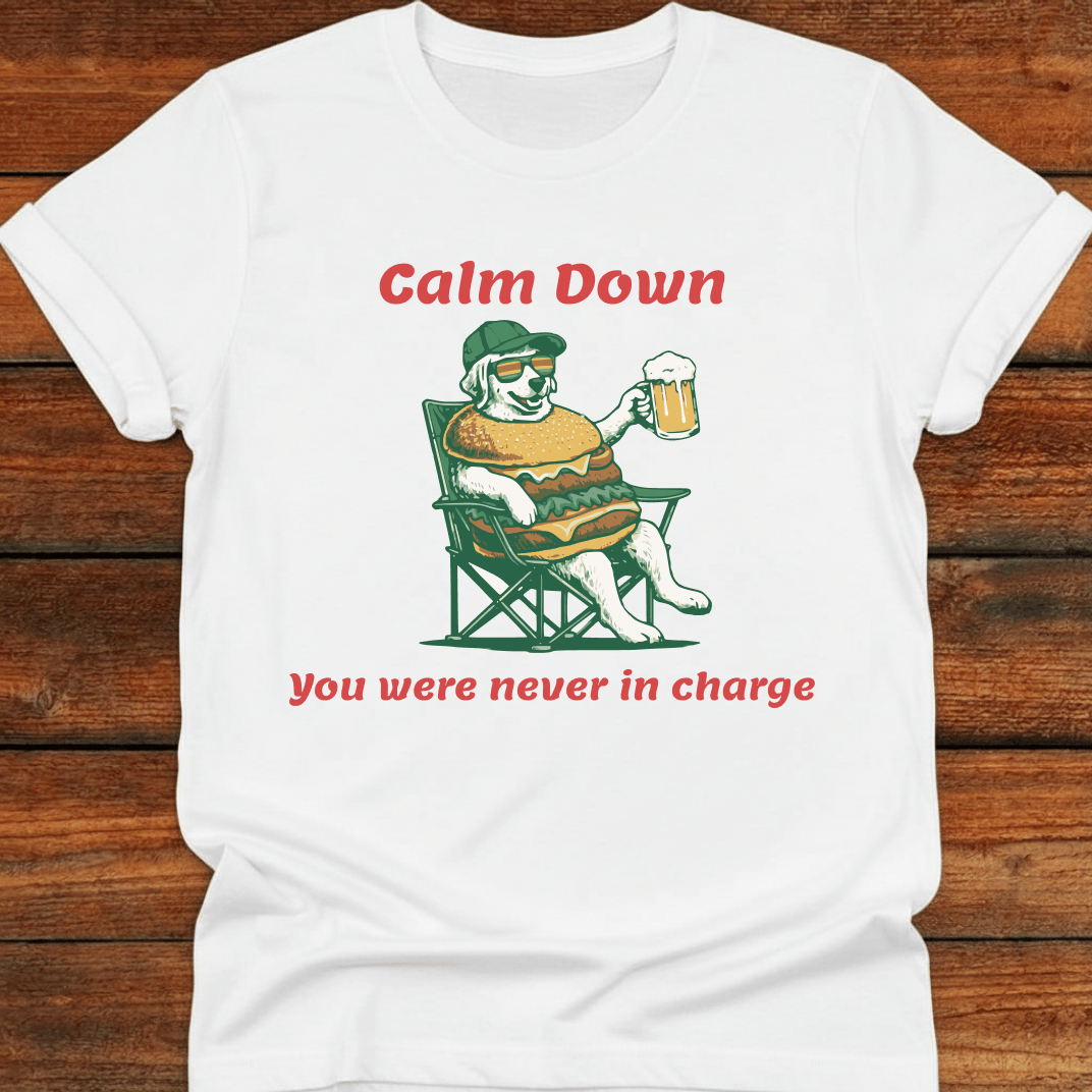 Calm Down You Were Never In Charge T-Shirt
