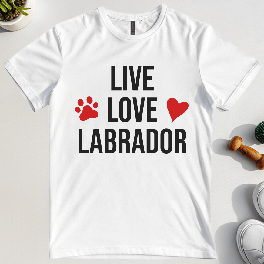 Live, Love, Labradors T-Shirt