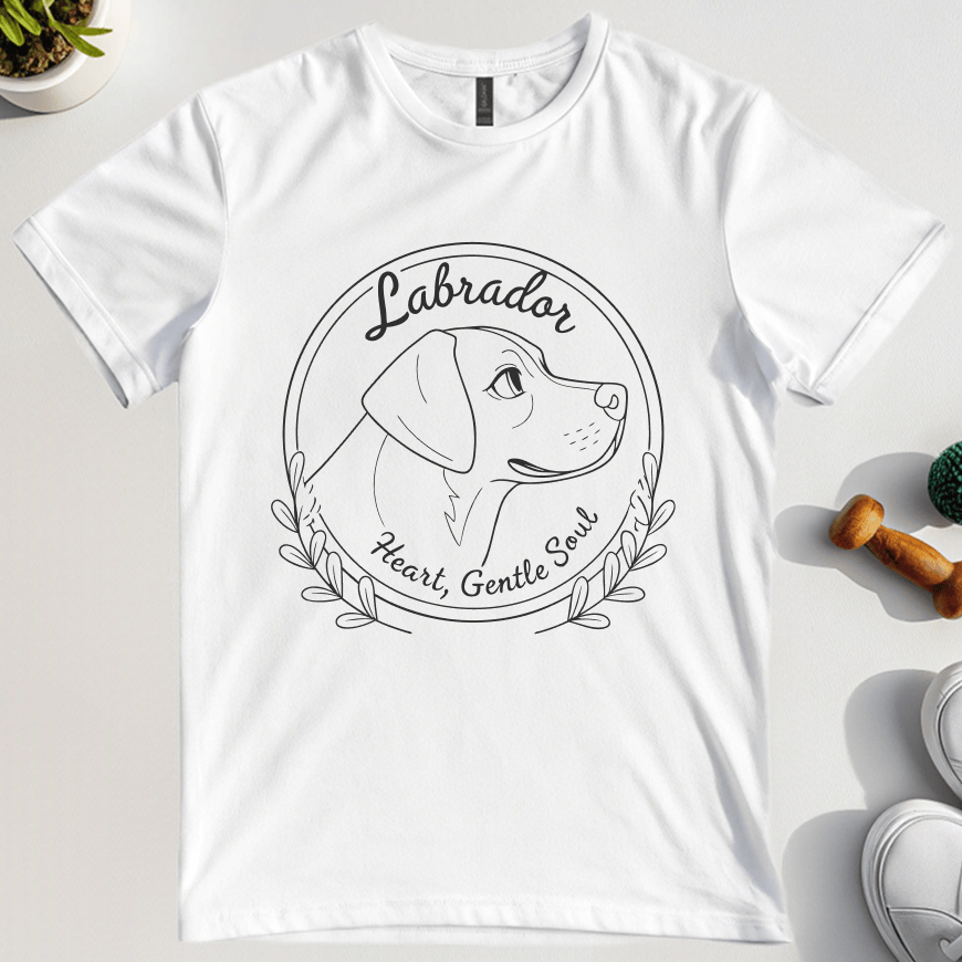 Labrador Heart Gentle Soul T-Shirt