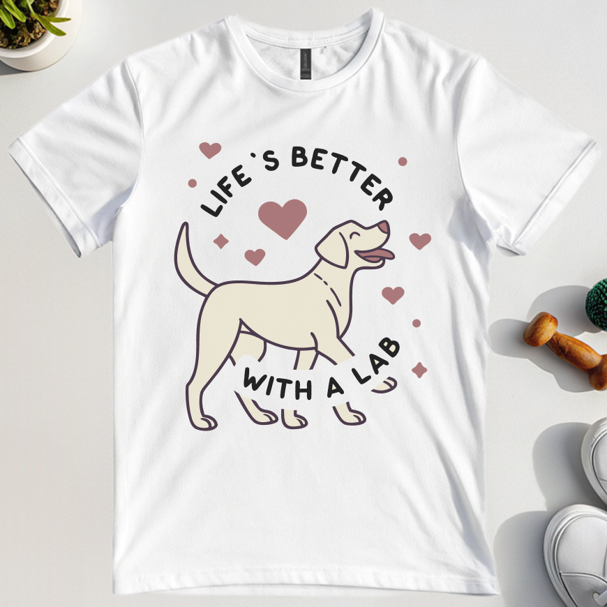 Lifes Better With A Lab T-Shirt