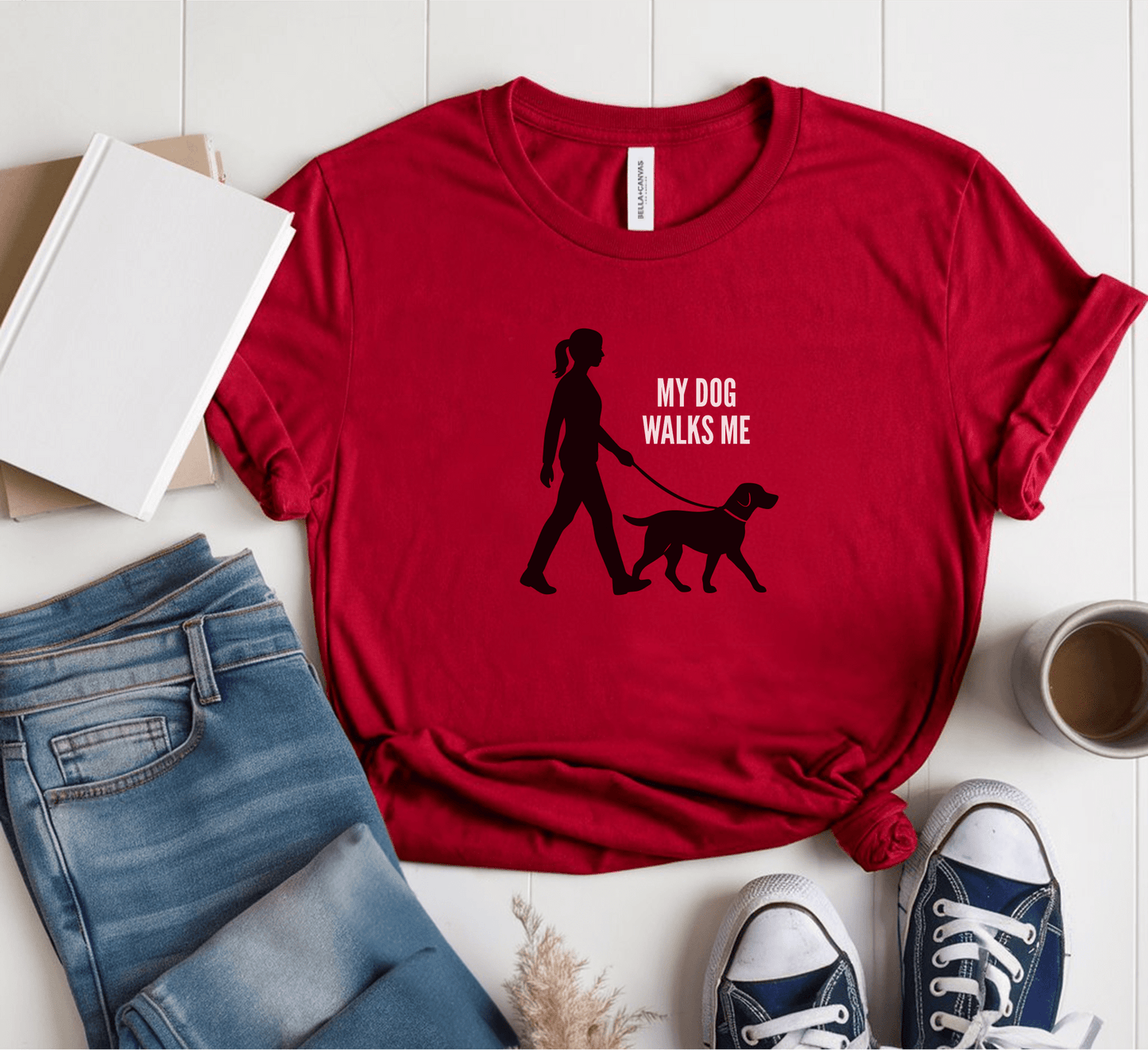 My Dog Walks Me T-Shirt