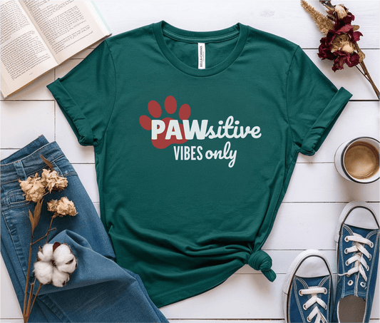 Pawsitive Vibes Only T-Shirt