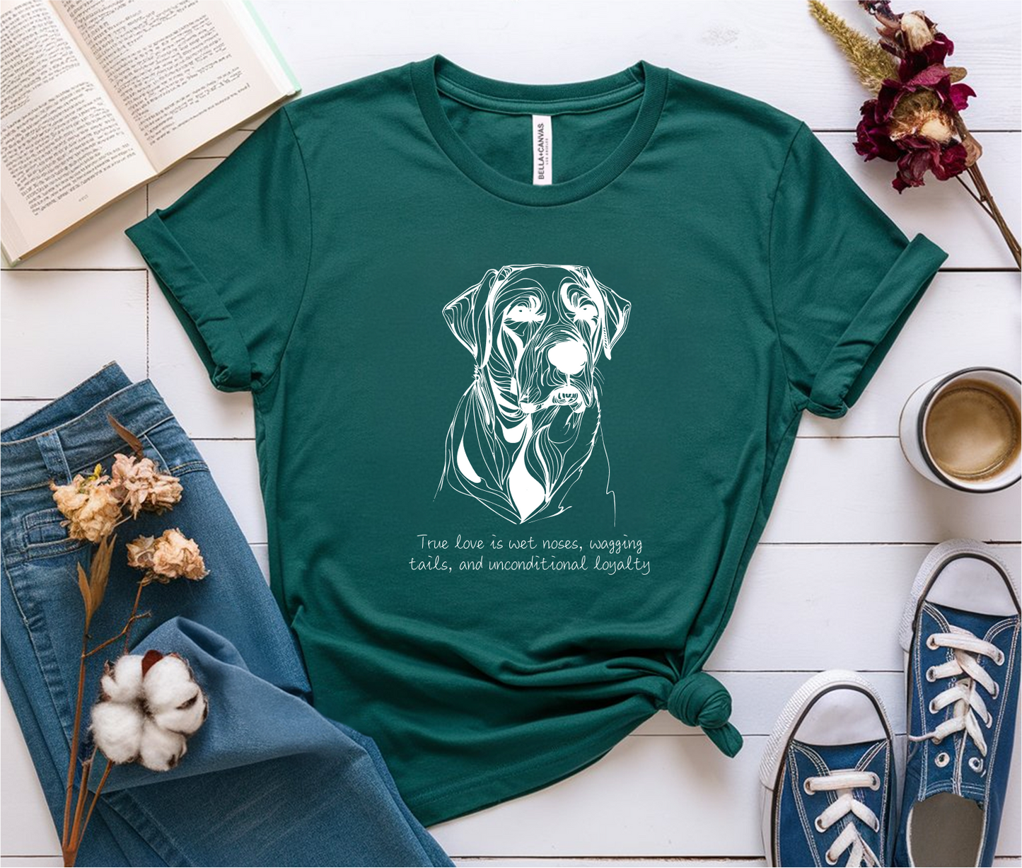 True love is wet noses, wagging tails, and unconditional loyalty T-Shirt