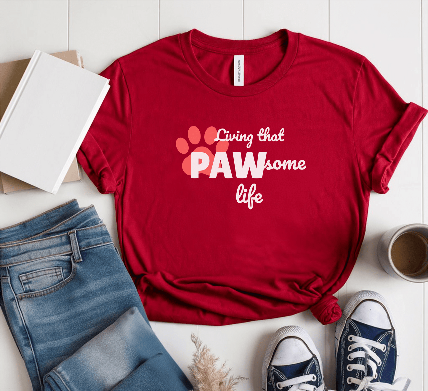 Living That Pawsome Life T-Shirt