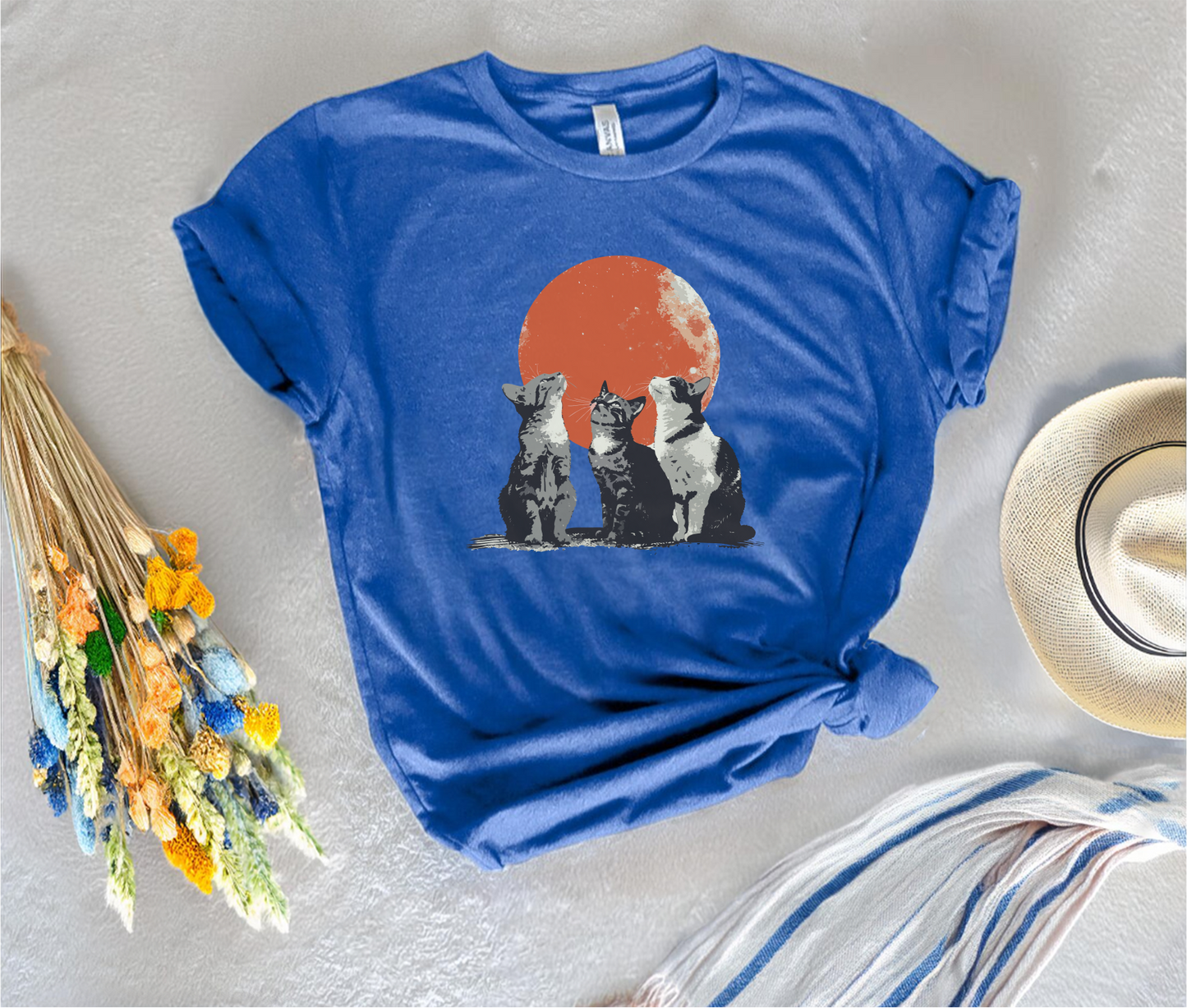 Cats & A Moon T-Shirt