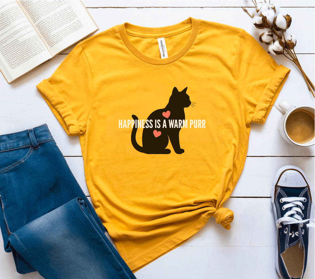 Happiness Is A Warm Purr T-Shirt