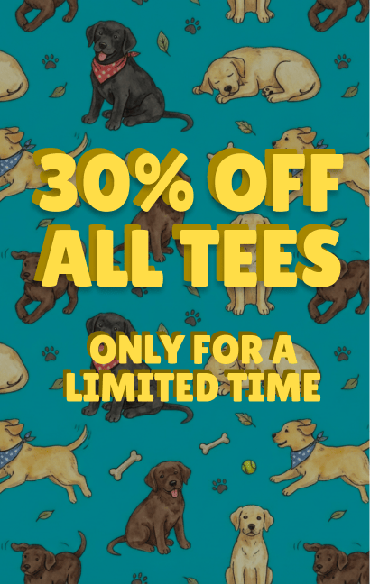 30% off all tees. Only for a limited time.